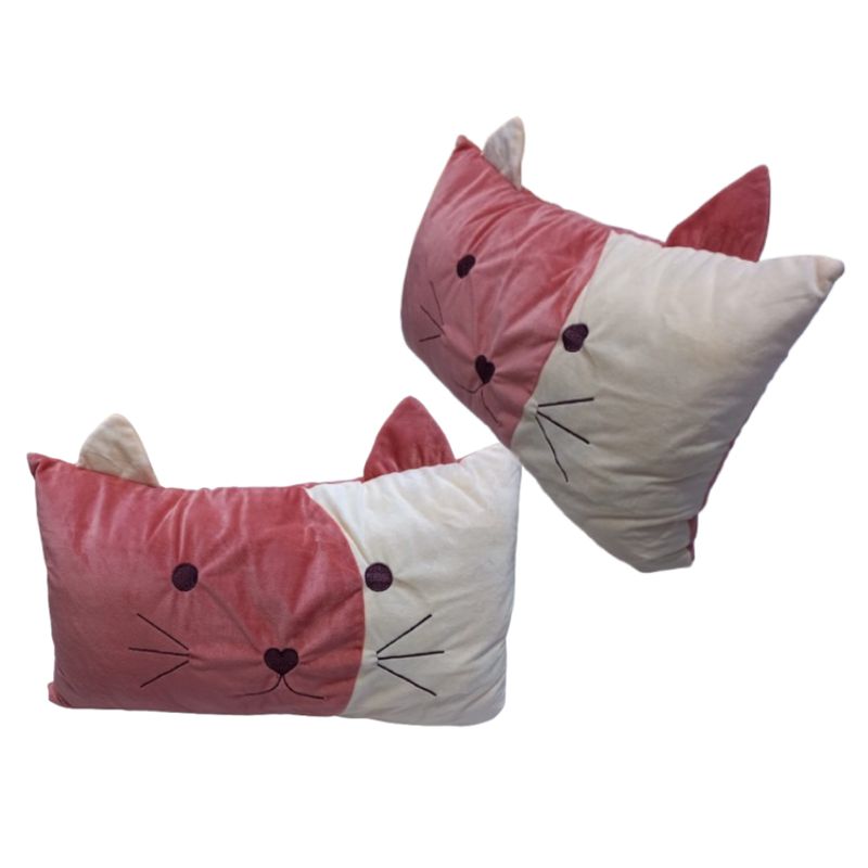 GENERICO - ALMOHADA DECORATIVA GATITO EN TERCIOPELO