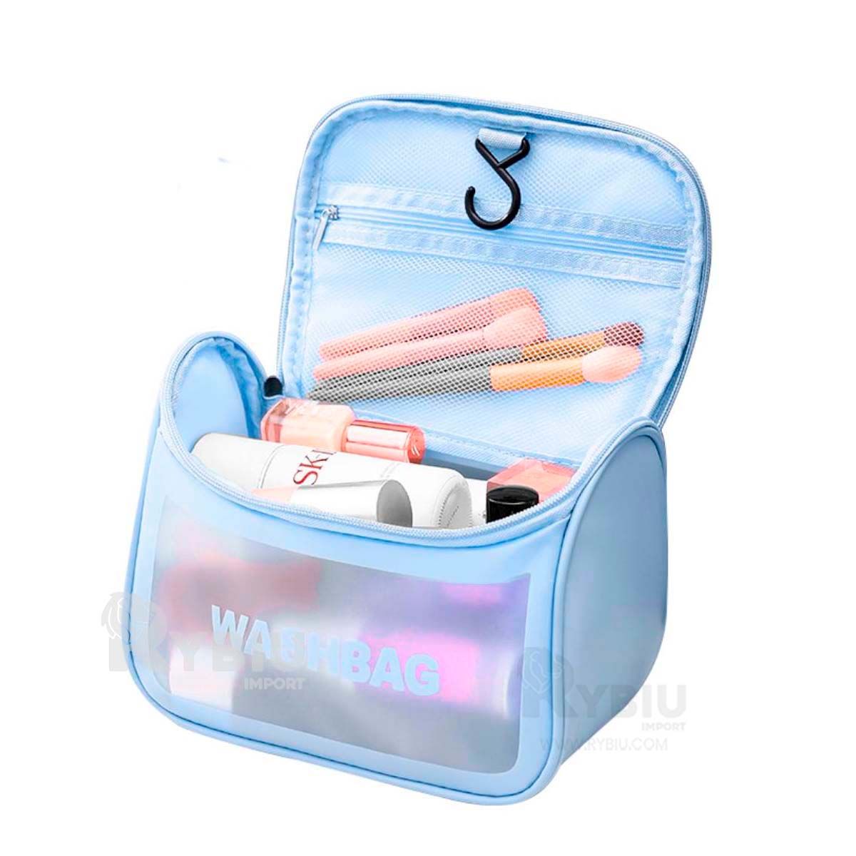 GENERICO - Cartuchera para Dama de Cosmeticos Celeste Y+Regalo Agendita