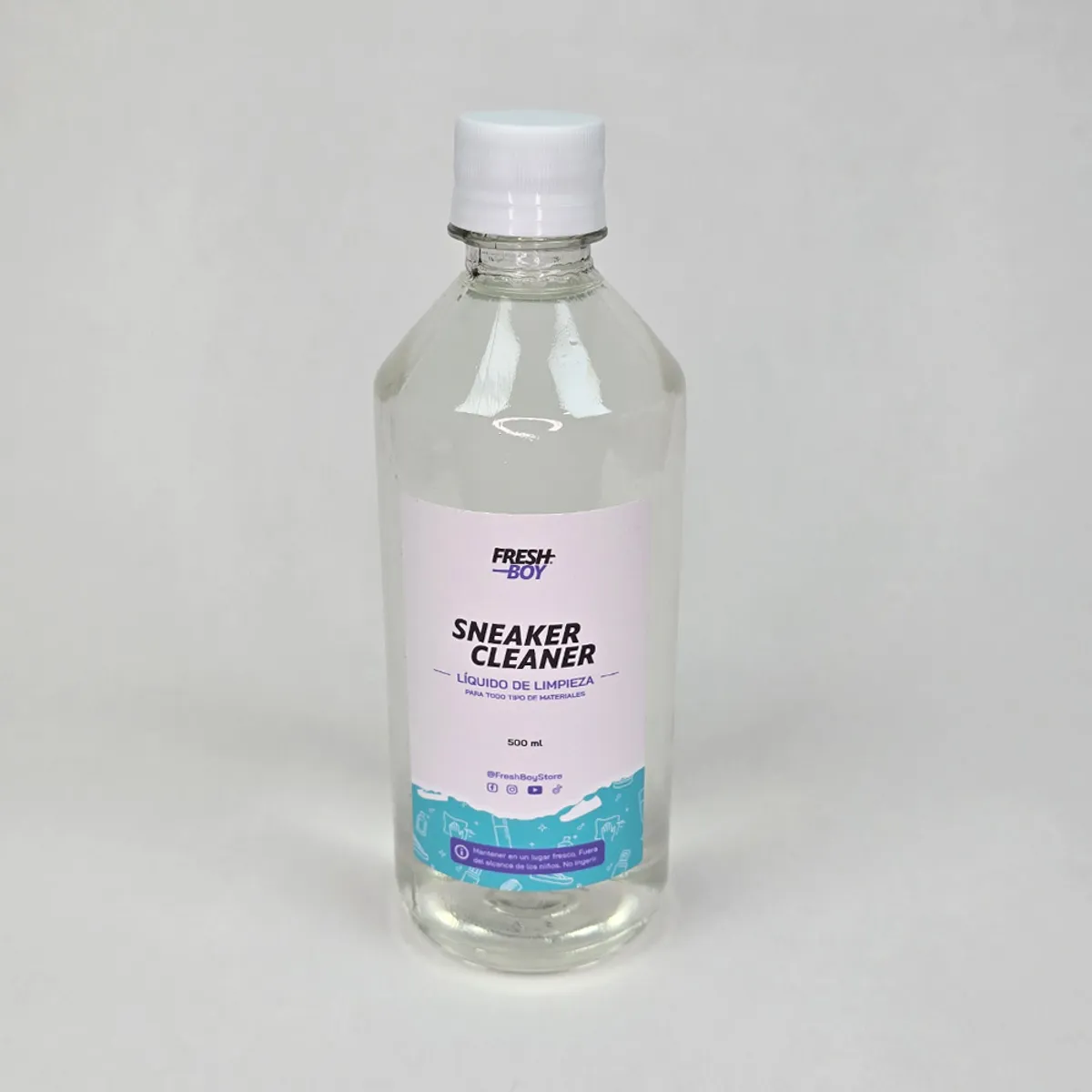 FRESH BOY - Limpiador Premium 500 ML Repuesto Limpieza Zapatillas