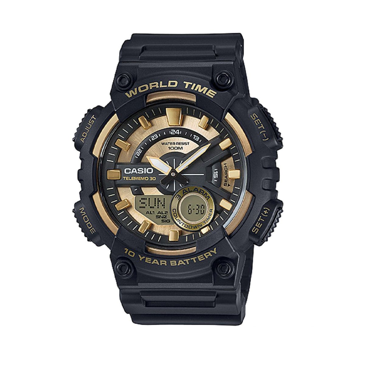 CASIO - RELOJ ANALOGICO-DIGITAL HOMBRE AEQ-110BW-9AVCF CASIO