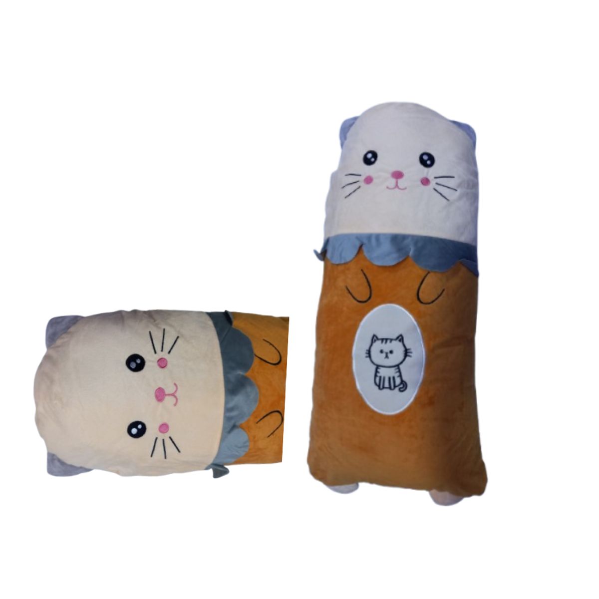 GENERICO - ALMOHADA DECORATIVA GATITO EN TERCIOPELO