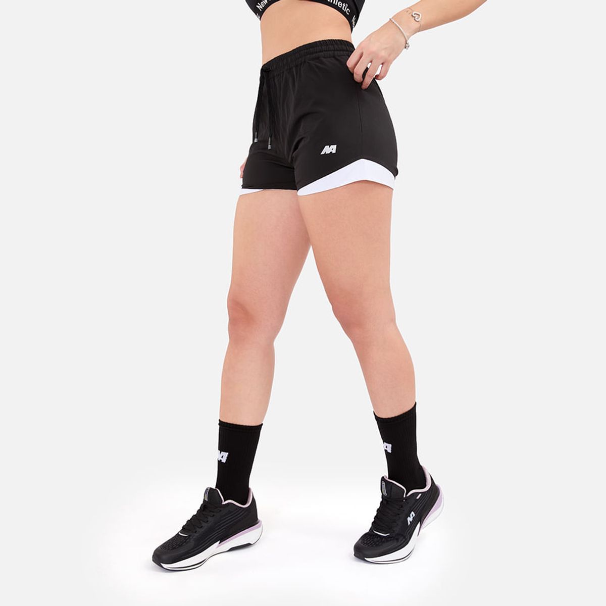 NEW ATHLETIC - Short New Athletic Halley Negro Mujer