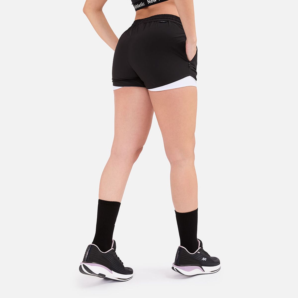 NEW ATHLETIC - Short New Athletic Halley Negro Mujer