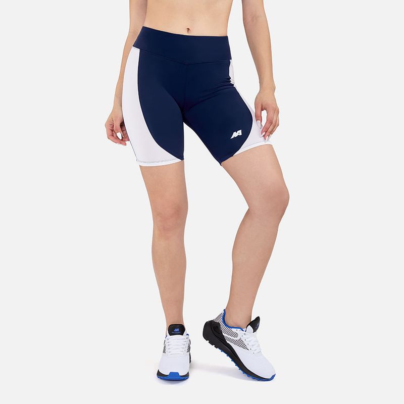 NEW ATHLETIC - Biker New Athletic Natalia Azul Oscuro Con Blanco Mujer