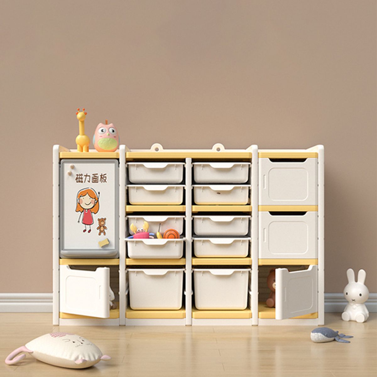 GENERICO - ORGANIZADOR DE JUGUETE CON PIZARRA