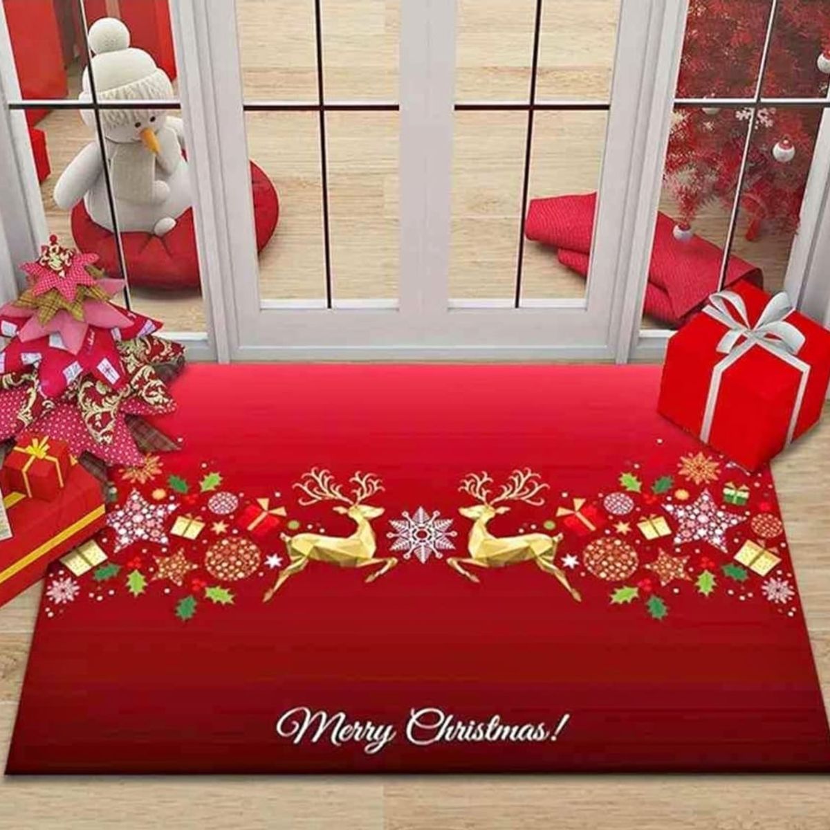 GENERICO - Tapetes navideños antideslizantes