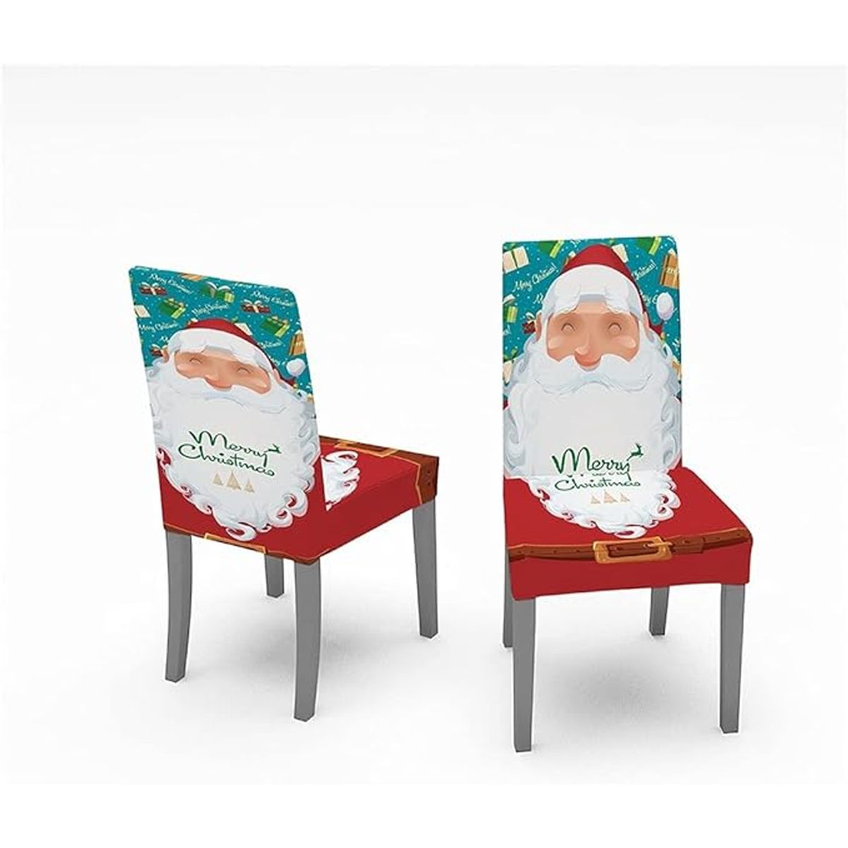 GENERICO - Funda Navideña Para Silla Pack x6