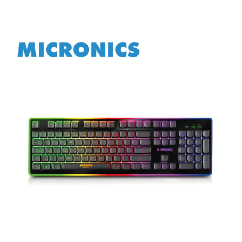 MICRONICS - TECLADO GAMER RGB MICRONICS FISHER  MIC K801R