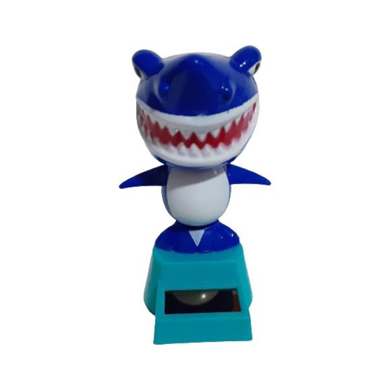 GENERICO - Figura Solar Movible Tiburon Sonrisa 11cm Solar Powered Animal