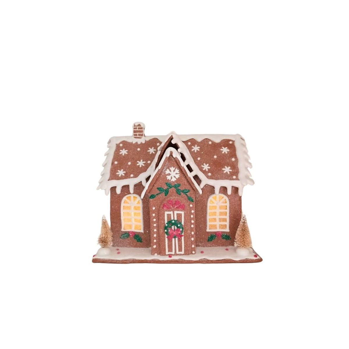 GENERICO - Casa de Pan de Jengibre con luz Led interior