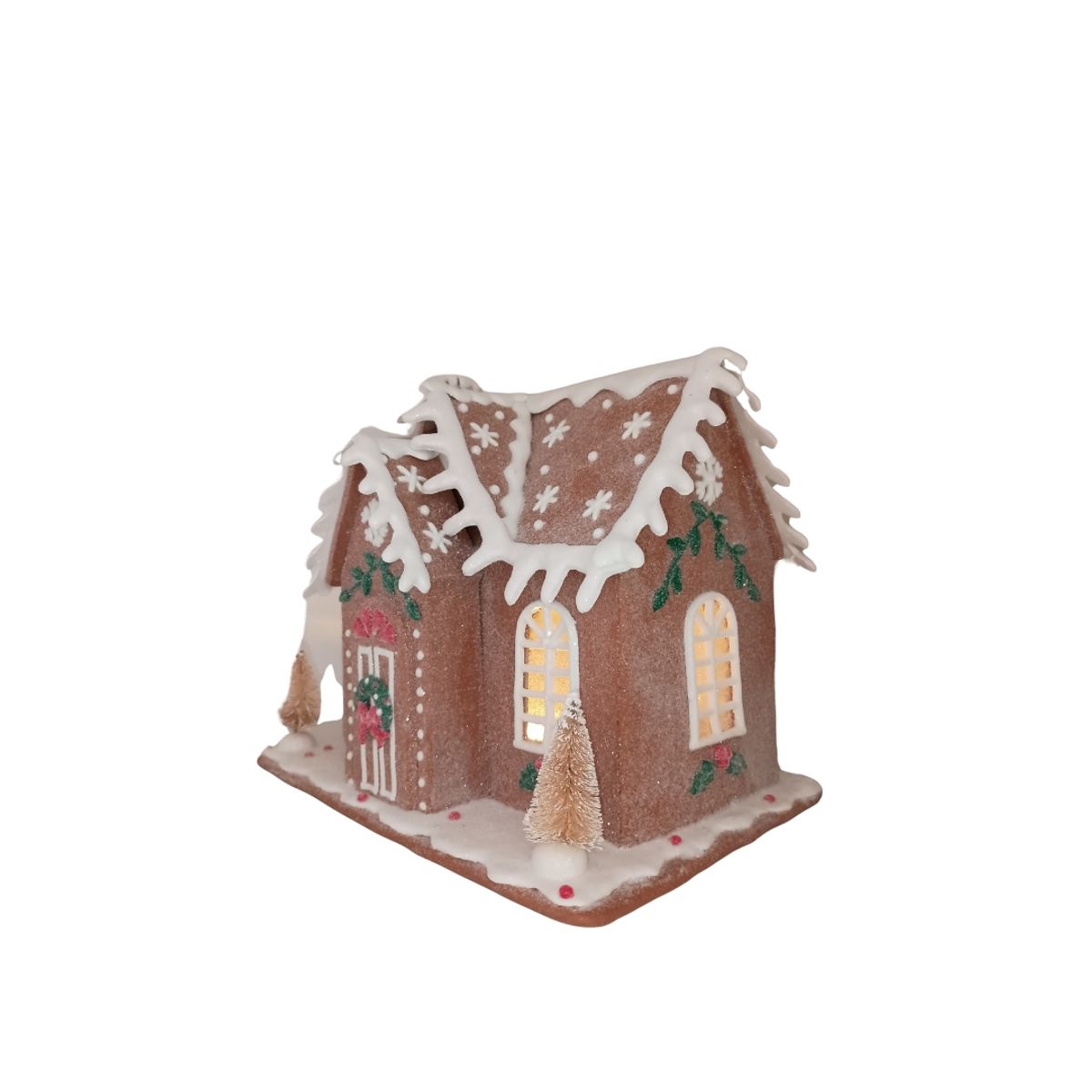GENERICO - Casa de Pan de Jengibre con luz Led interior