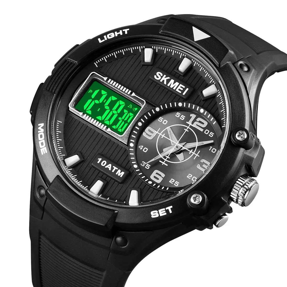 SKMEI - Reloj Skmei 1761 Negro 10atm Correa Silicona