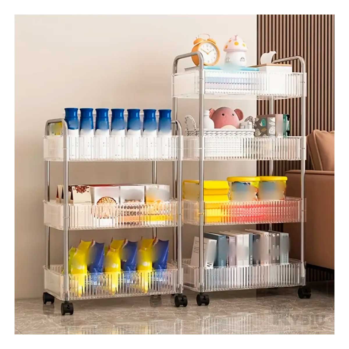 GENERICO - Estante Organizador en Ligero de 4 Niveles Y+Regalo Stickers