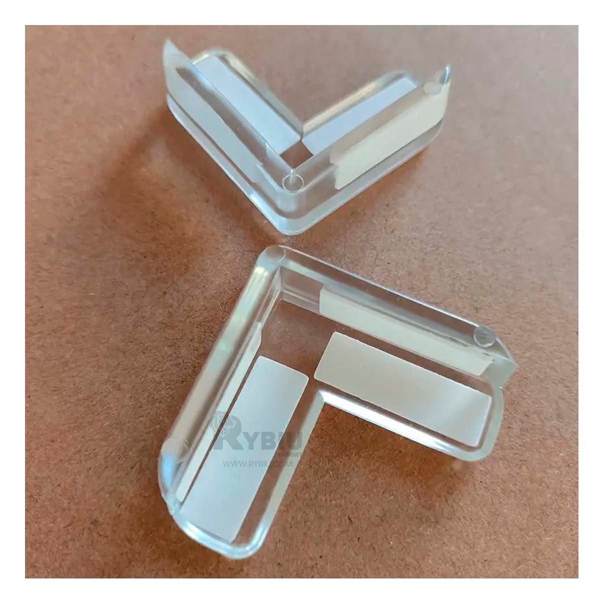 GENERICO - Protectores para Esquinas de Silicona Transparente