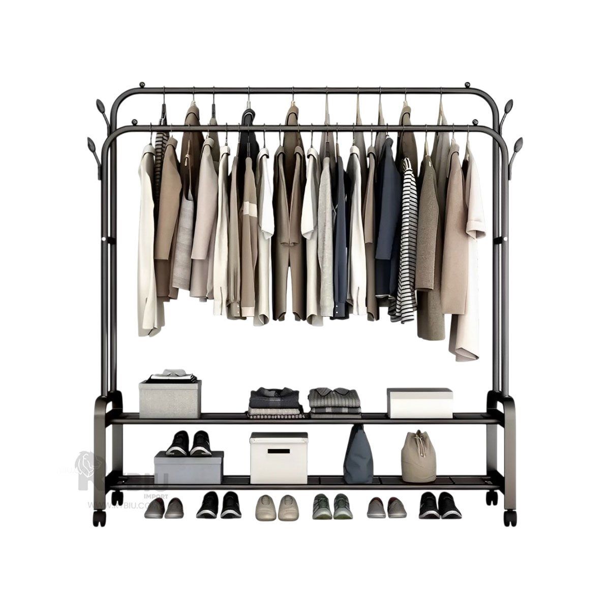 GENERICO - Organizador Multiusos en Matiz Negro Y+Envoltorio de Regalo