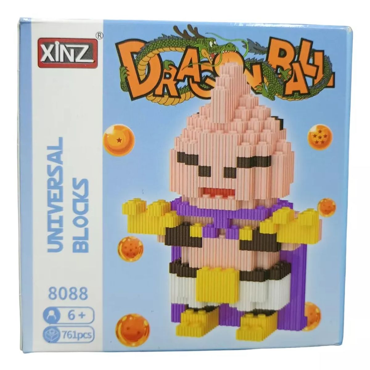 GENERICO - Mini Bloques 3D Dibujos Animados Majin Buu