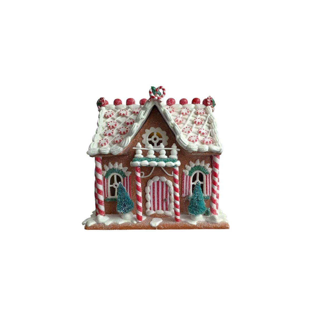 GENERICO - Casa de pan de jengibre con luz LED interior