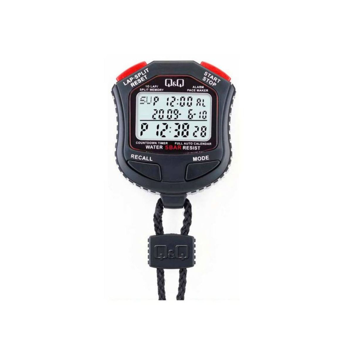 Q AND Q - Cronómetro digital multifunción Q&Q 10 lap HS 45