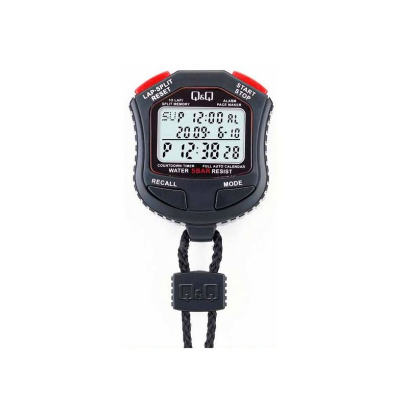 Q AND Q - Cronómetro digital multifunción Q&Q 10 lap HS 45