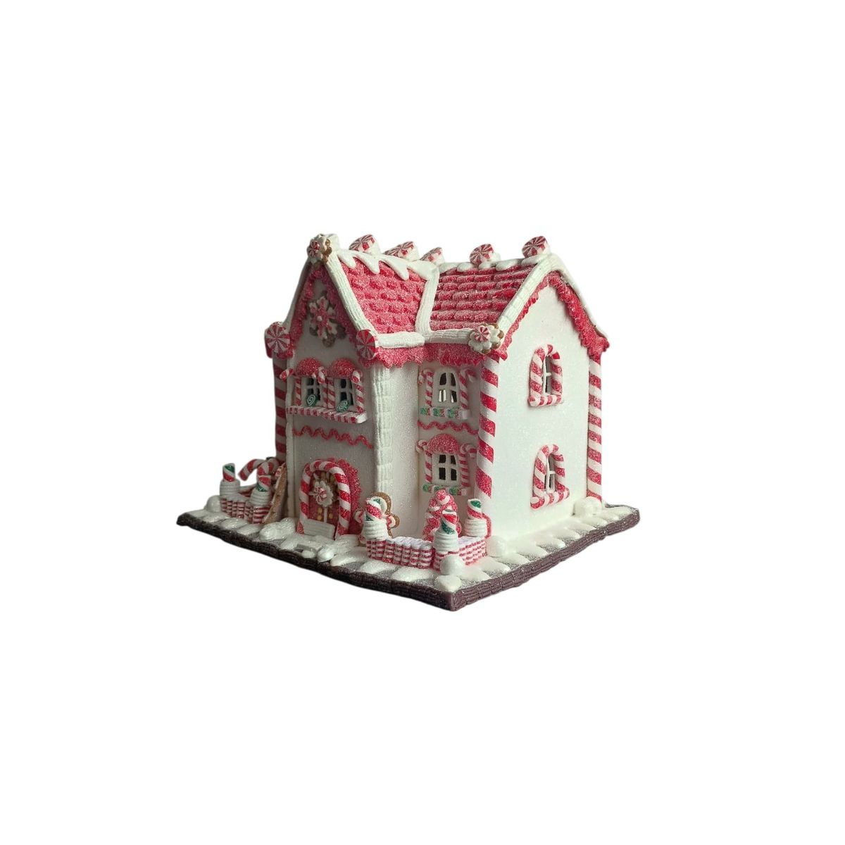 GENERICO - Casa de pan de jengibre con luz LED interior