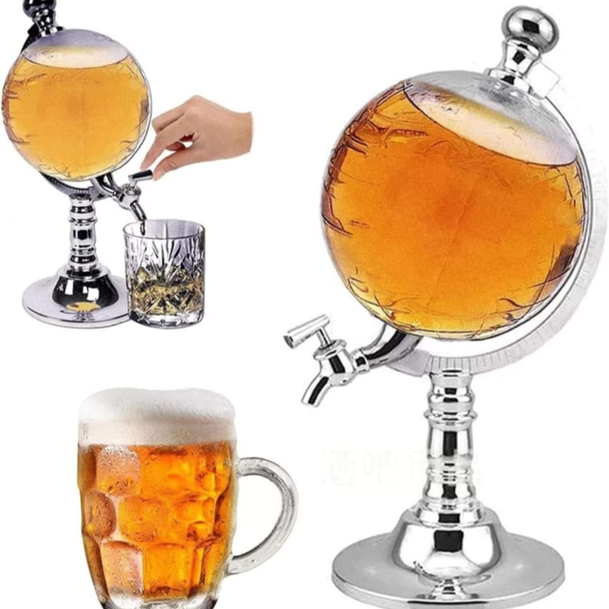 GENERICO - Dispensador 4L de Agua Bebidas Alcohol Cerveza para Fiestas Eventos