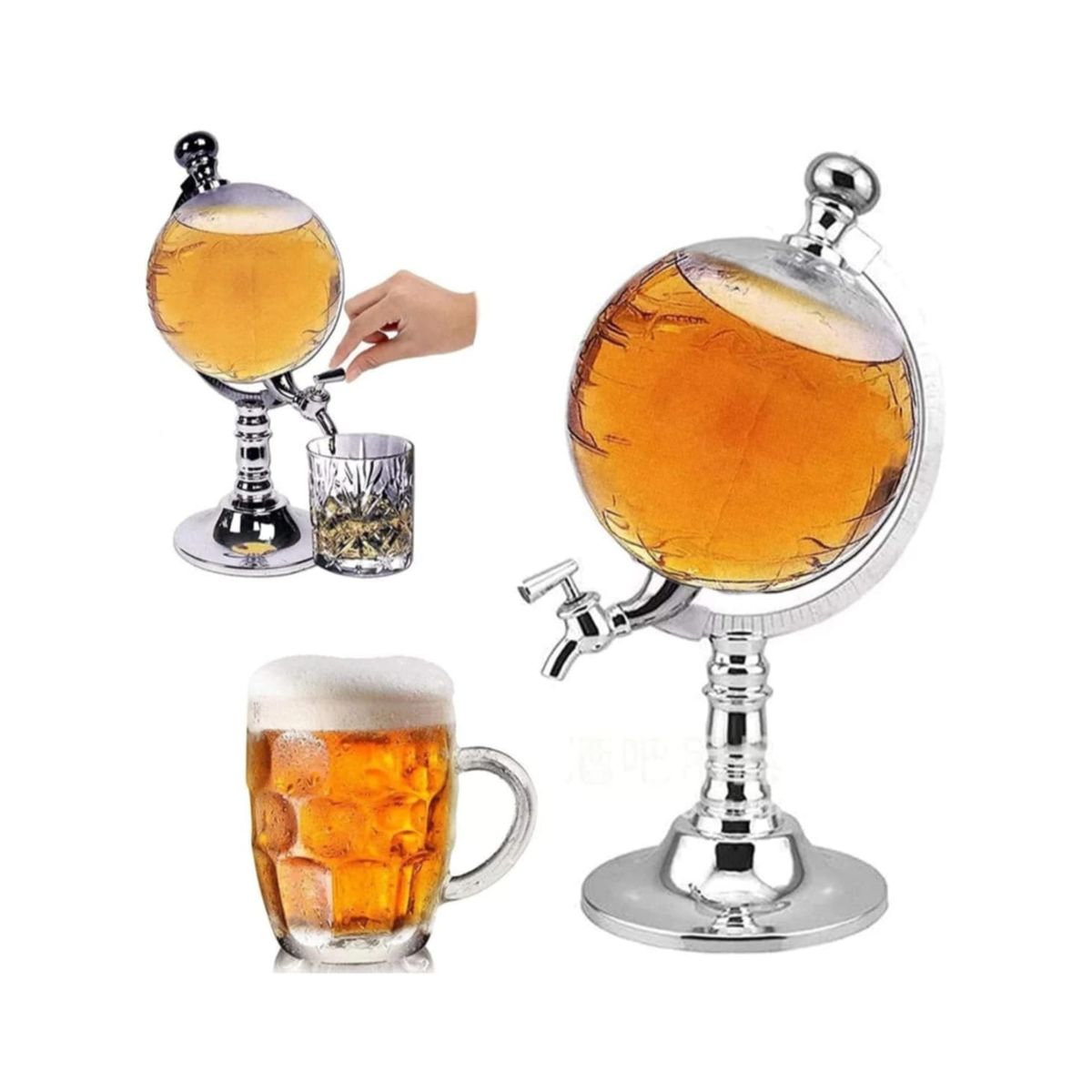 GENERICO - Dispensador 4L de Agua Bebidas Alcohol Cerveza para Fiestas Eventos