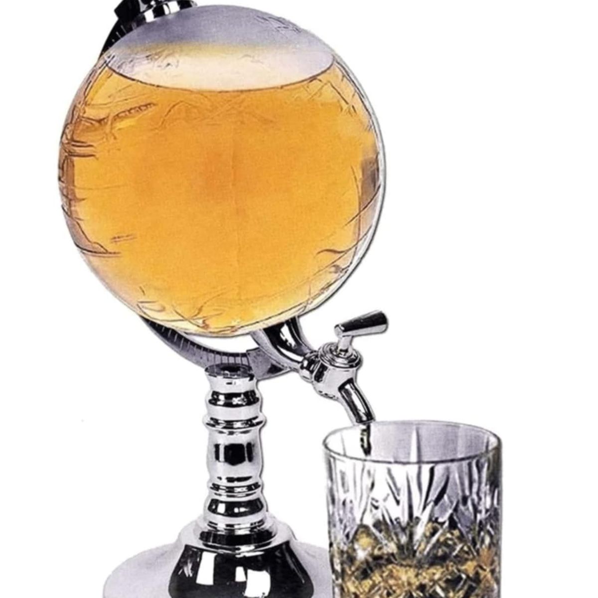 GENERICO - Dispensador de Bebidas Forma de Globo de Agua Cerveza Vino