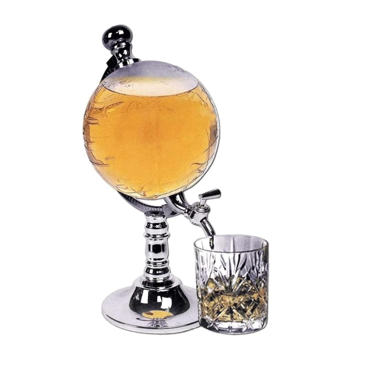 GENERICO - Dispensador de Bebidas Forma de Globo de Agua Cerveza Vino