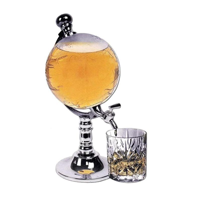 GENERICO - Dispensador de Bebidas Forma de Globo de Agua Cerveza Vino