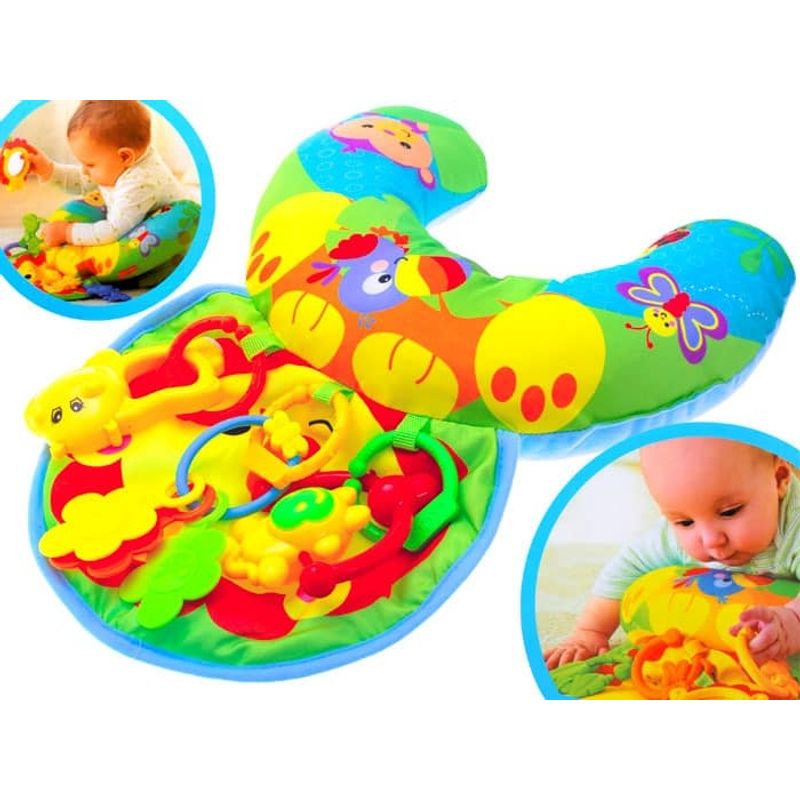 GENERICO - Almohada Cojín Para La Estimulación de Tummy Time Verde