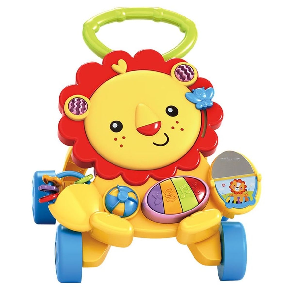 PEQUEÑAS TRAVESURAS - Caminador Andadera León Piano Musical para Bebes