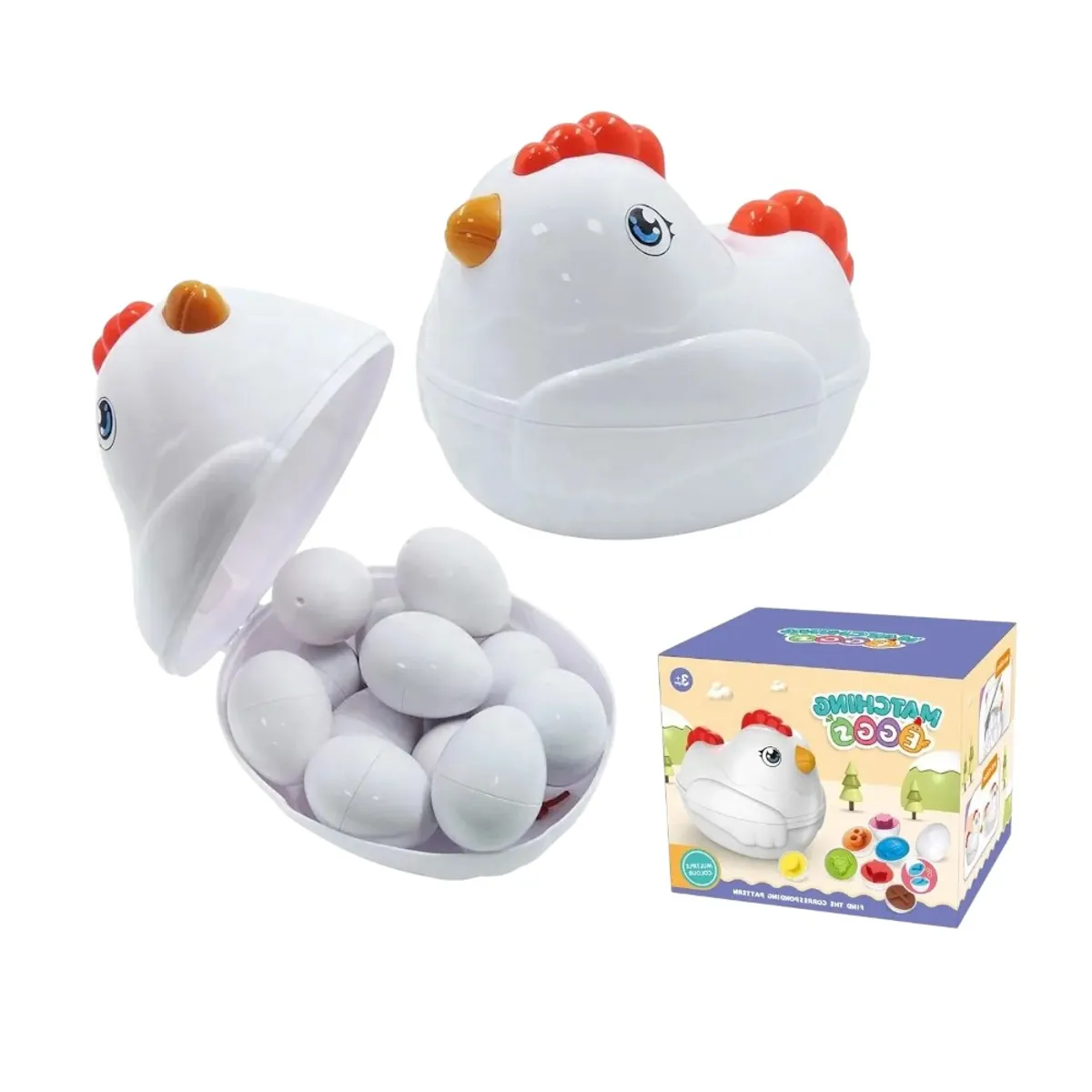 GENERICO - JUGUETE GALLINA DE APRENDIZAJE PARA NIÑOS