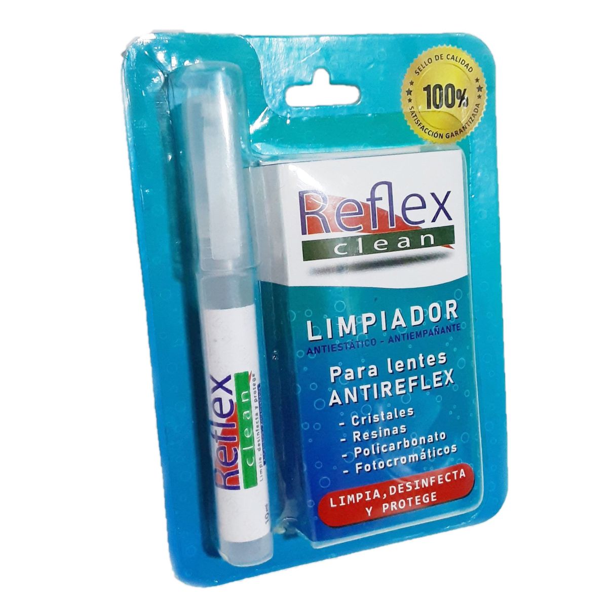 GENERICO - Limpiador de Lunas de Gafas y Lentes Antireflex 10ml