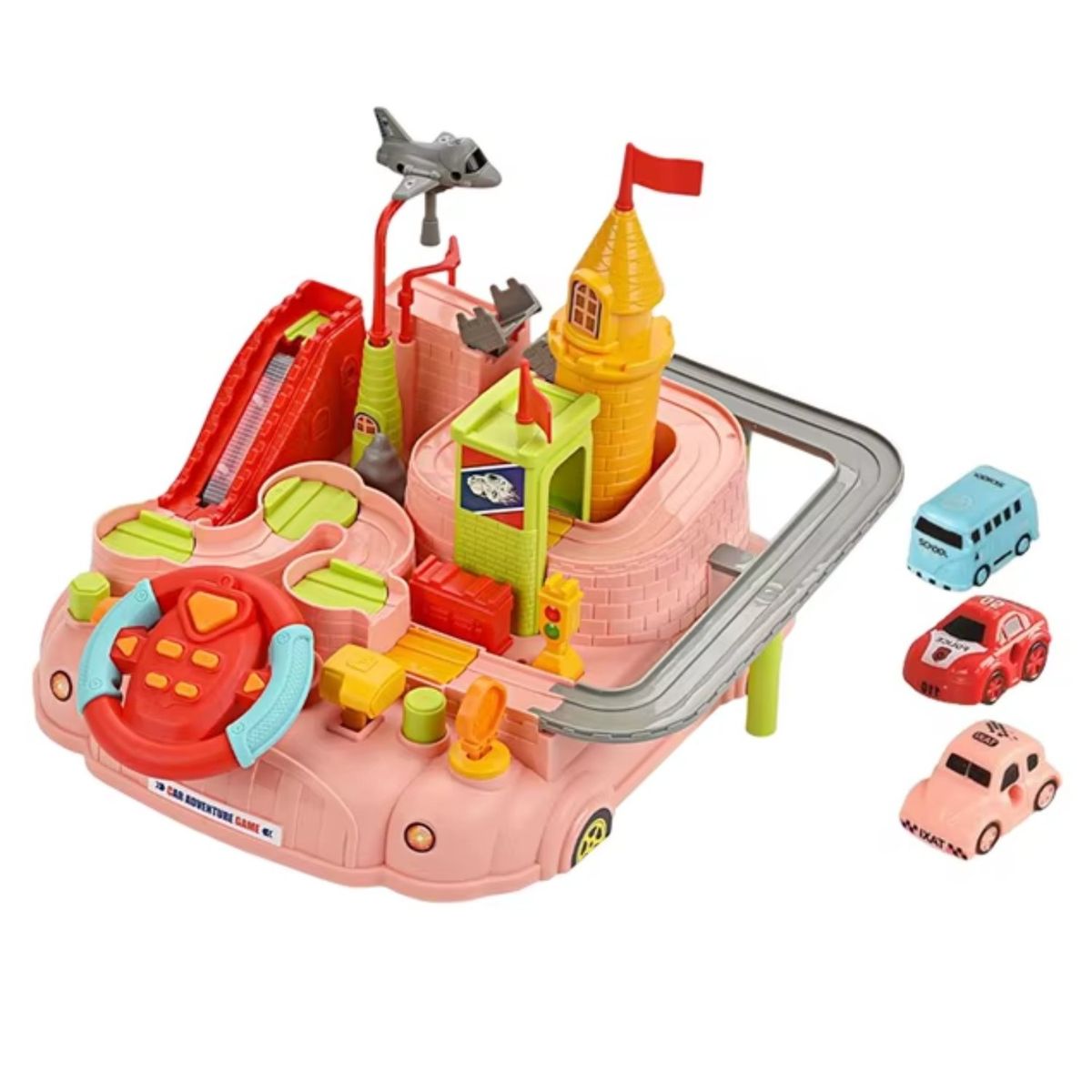 GENERICO - Montessori Pista de Carrera Castillo Rosado de Aventuras