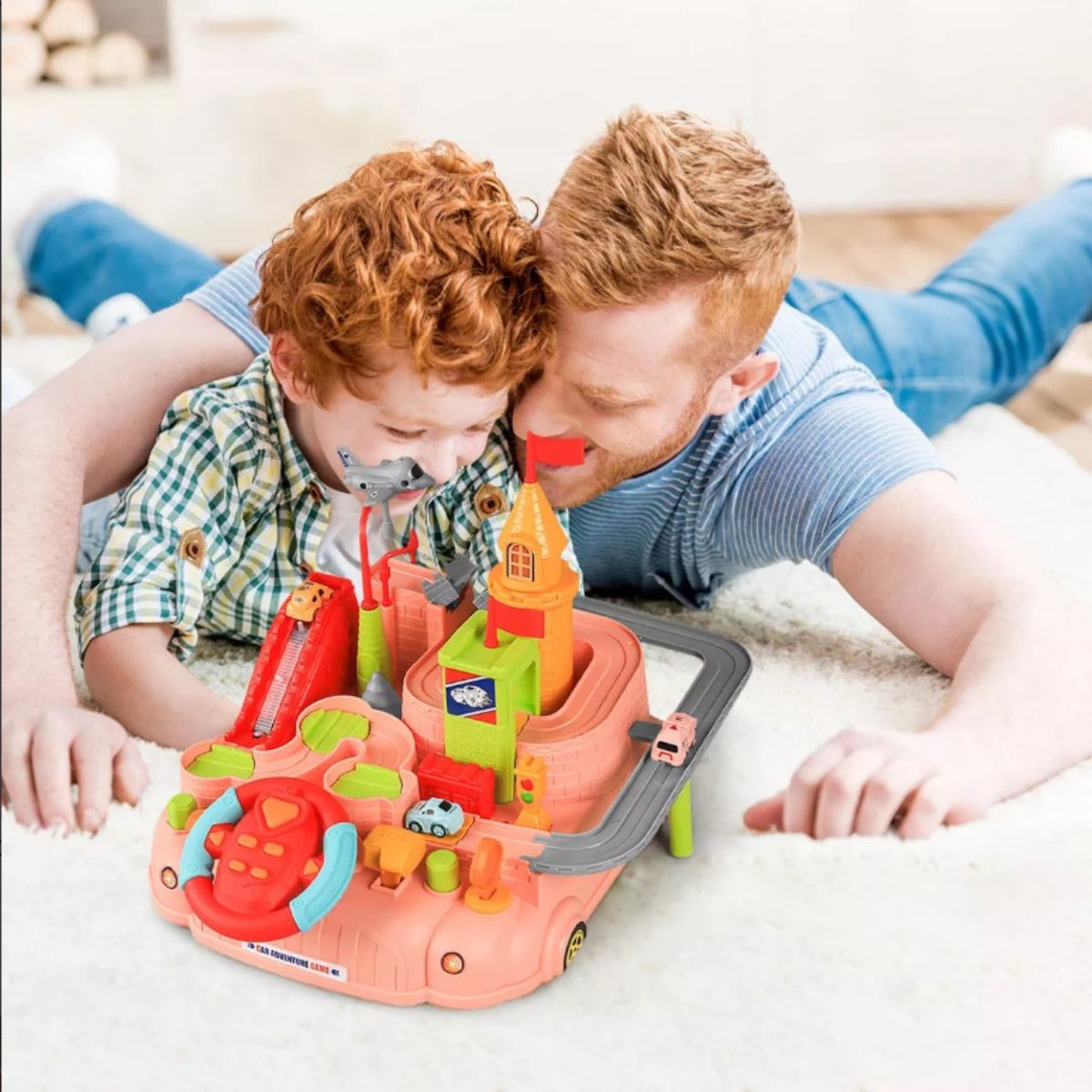 GENERICO - Montessori Pista de Carrera Castillo Rosado de Aventuras