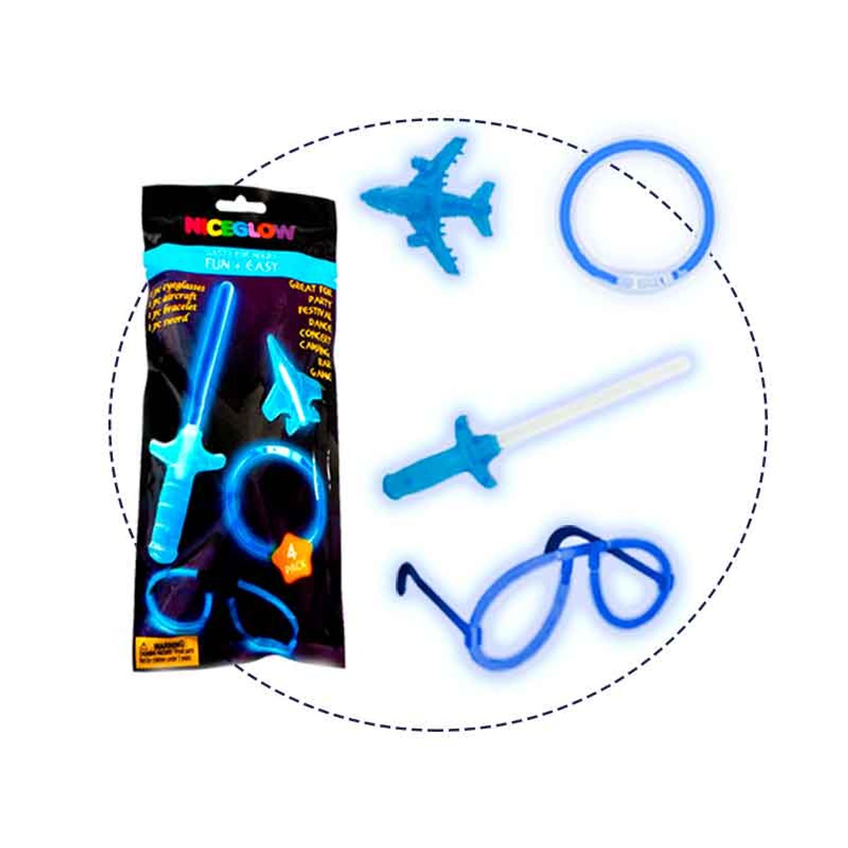 GENERICO - Cotillón Año Nuevo para 4 NIÑOS hombres, incluye 24 pzas