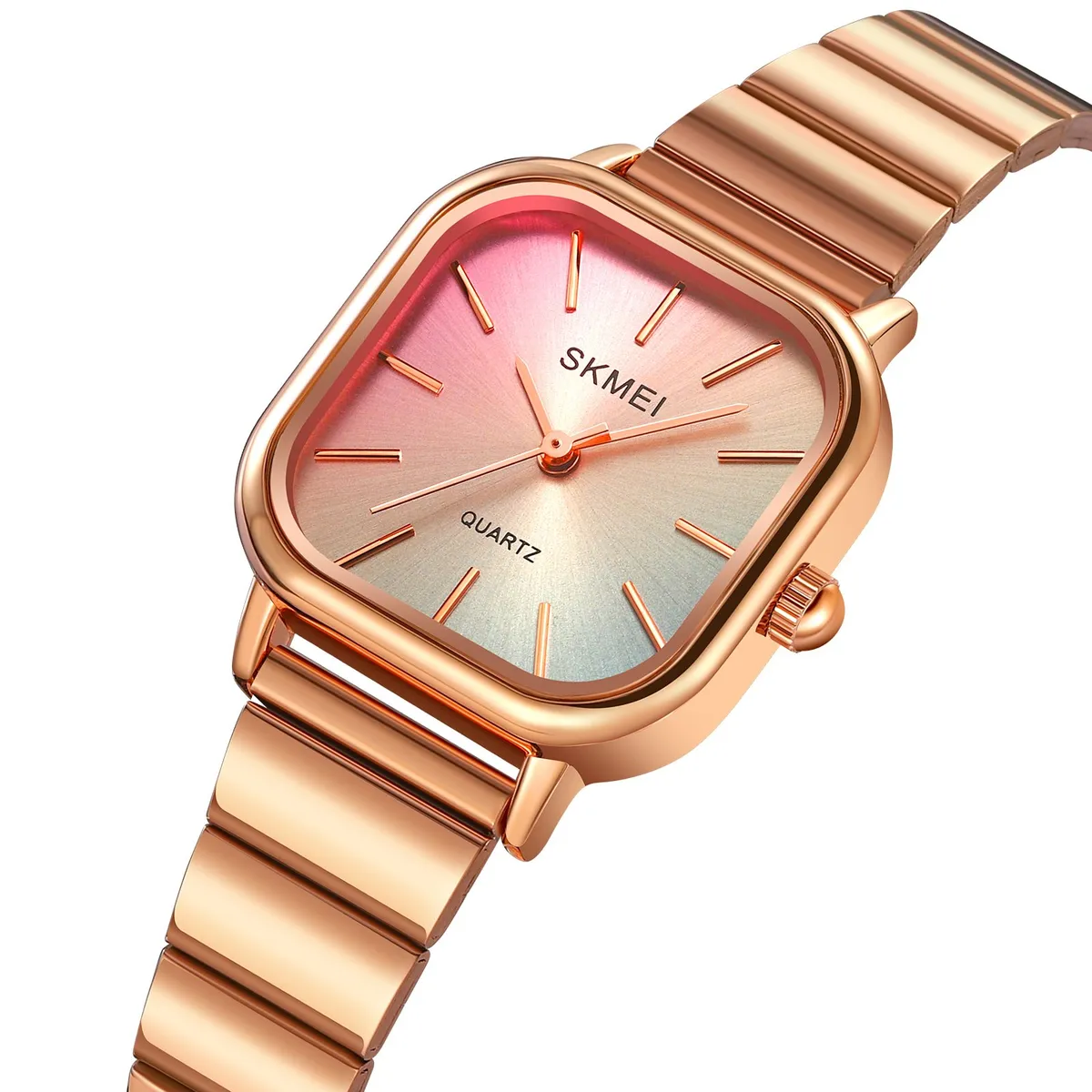 SKMEI - RELOJ SKMEI 2190 ORO ROSA CORREA ACERO