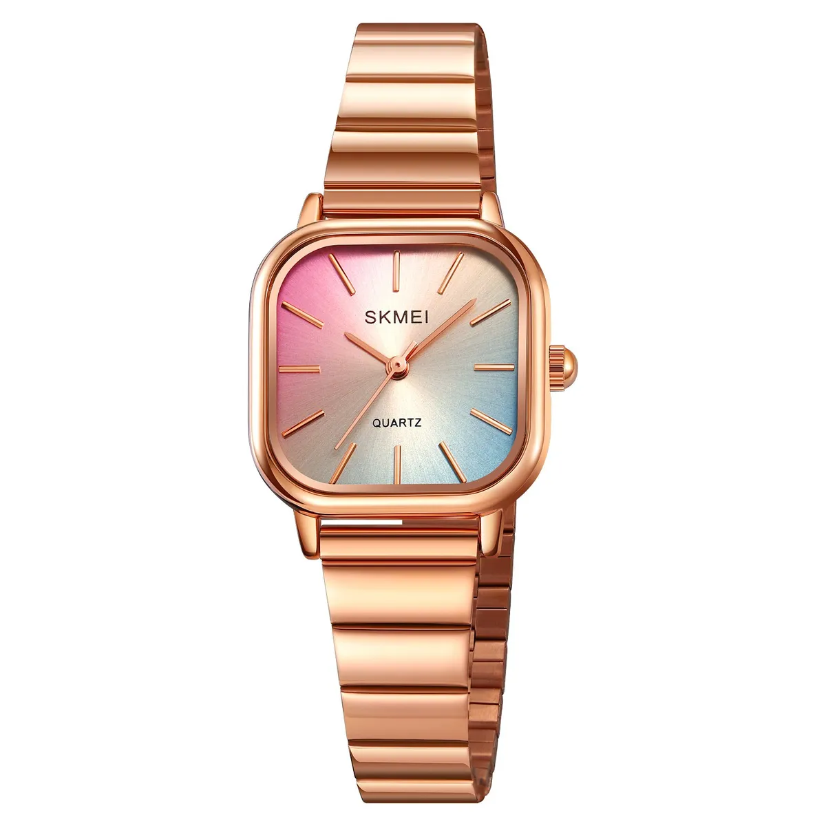 SKMEI - RELOJ SKMEI 2190 ORO ROSA CORREA ACERO