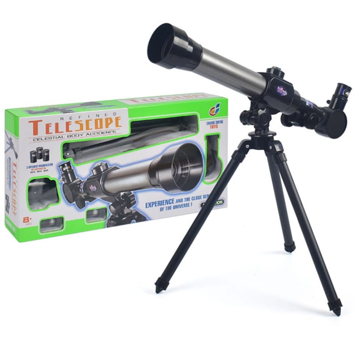 GENERICO - TELESCOPIO INFANTIL EDUCATIVO CON TRÍPODE PARA NIÑOS