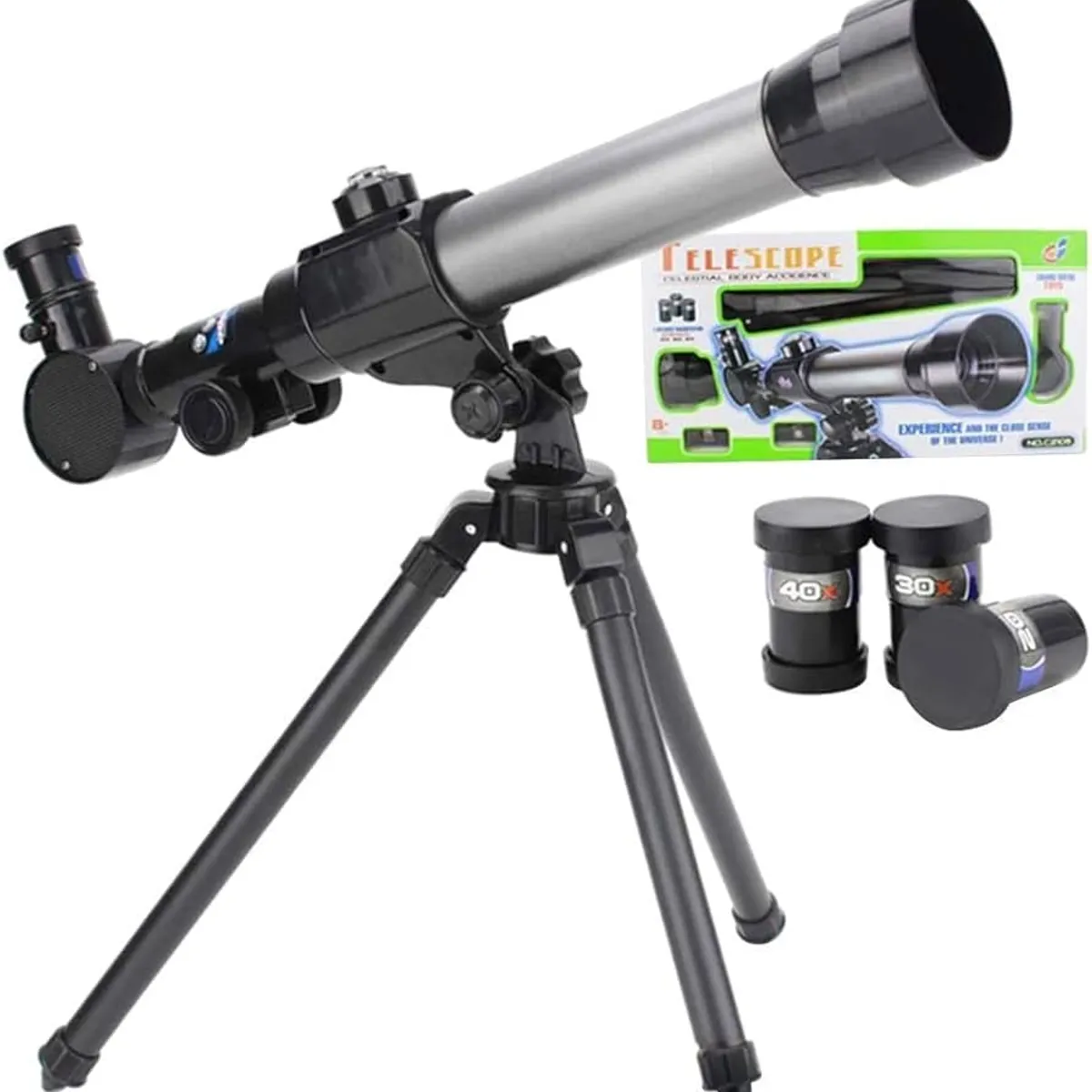 GENERICO - TELESCOPIO INFANTIL EDUCATIVO CON TRÍPODE PARA NIÑOS