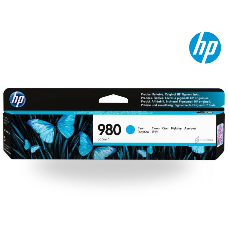 HP - Cartucho de Tinta HP 980 CIAN