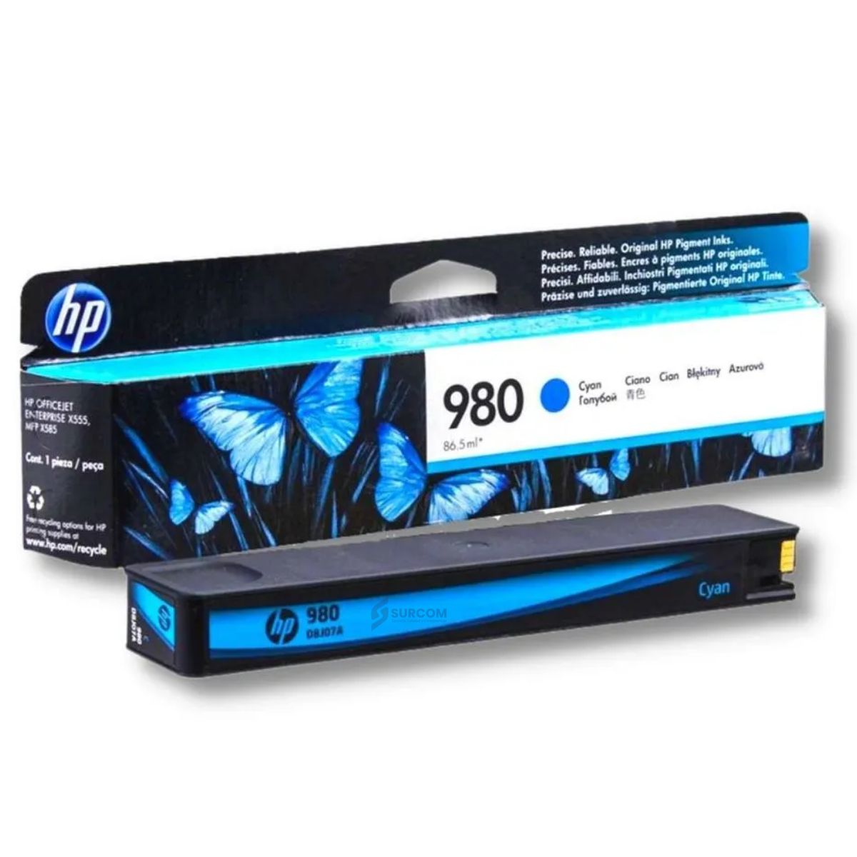 HP - Cartucho de Tinta HP 980 CIAN