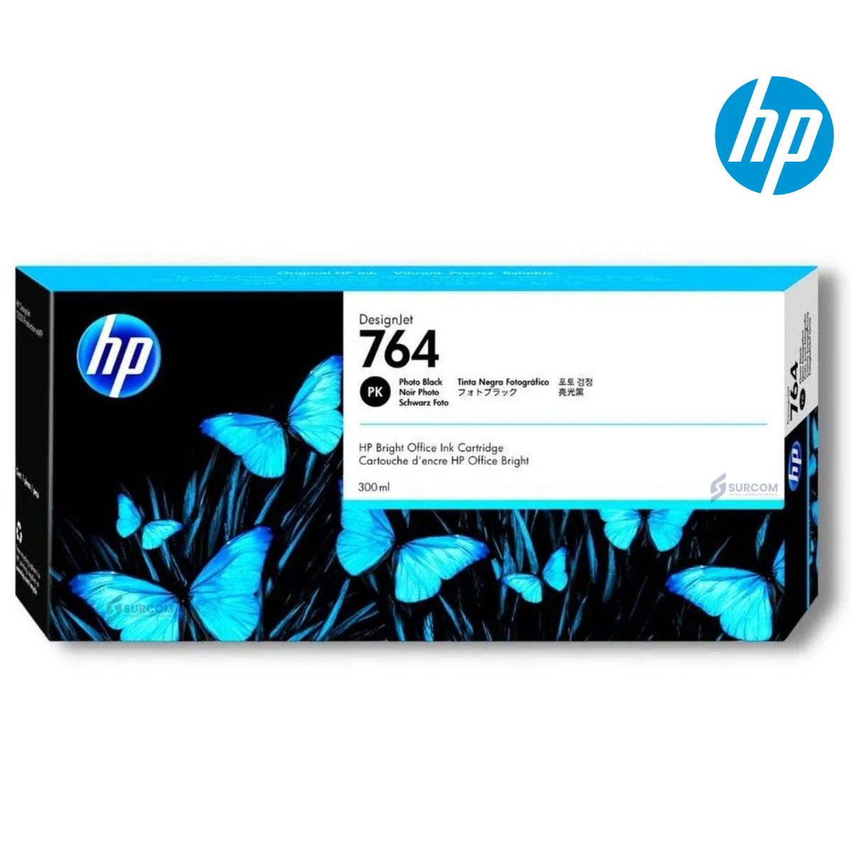 HP - Cartucho de Tinta HP 764 Negro Fotográfico (C1Q14A) Original