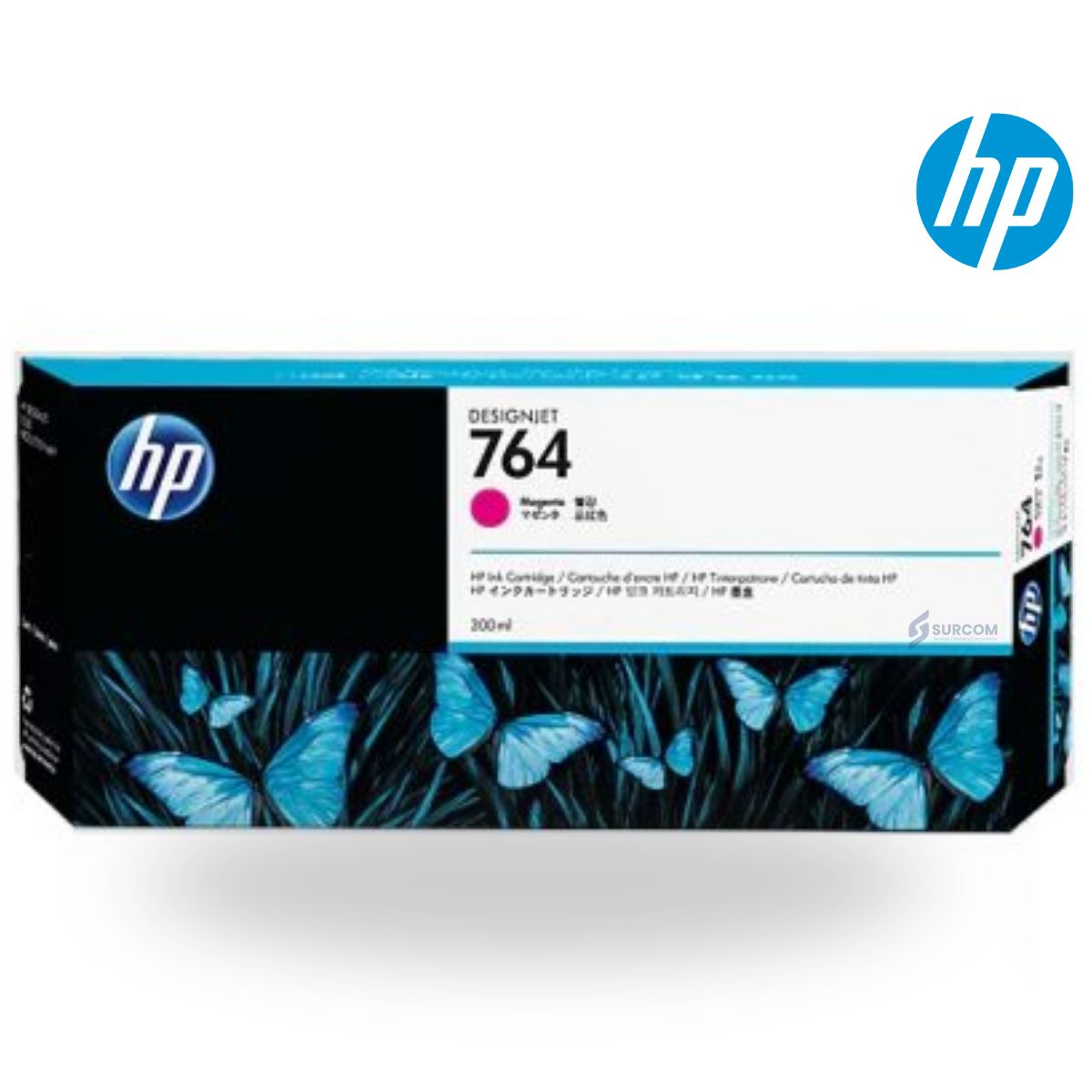 HP - Cartucho de Tinta HP 764 MAGENTA Original