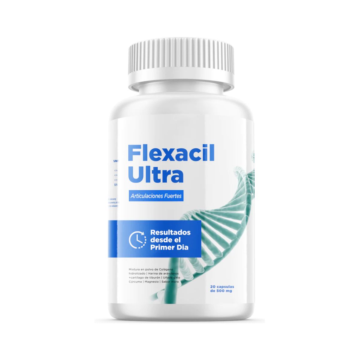 GENERICO - Flexacil Ultra Articulaciones Fuertes 20 Capsulas 500mg