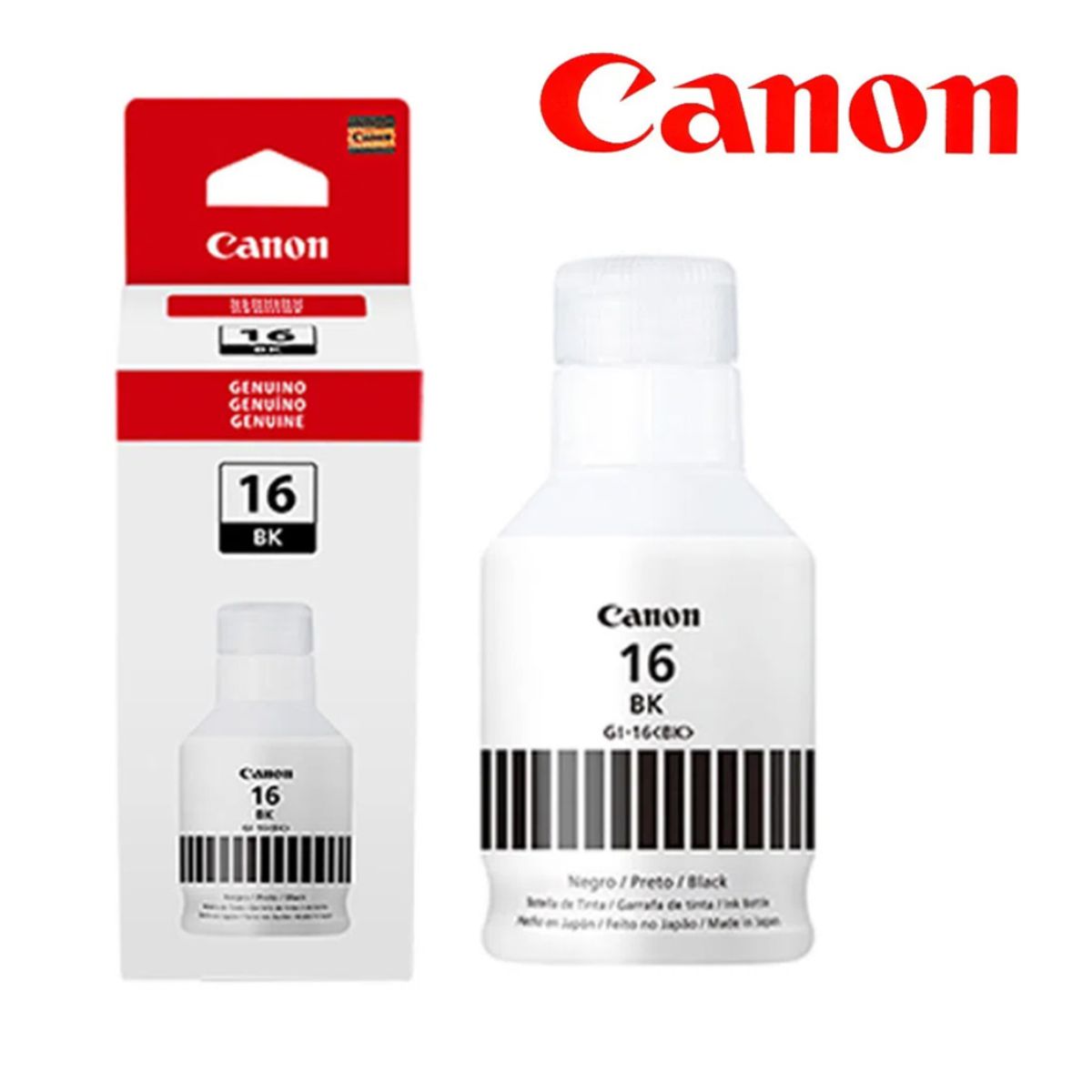CANON - Botella de Tinta GI-16 Negro