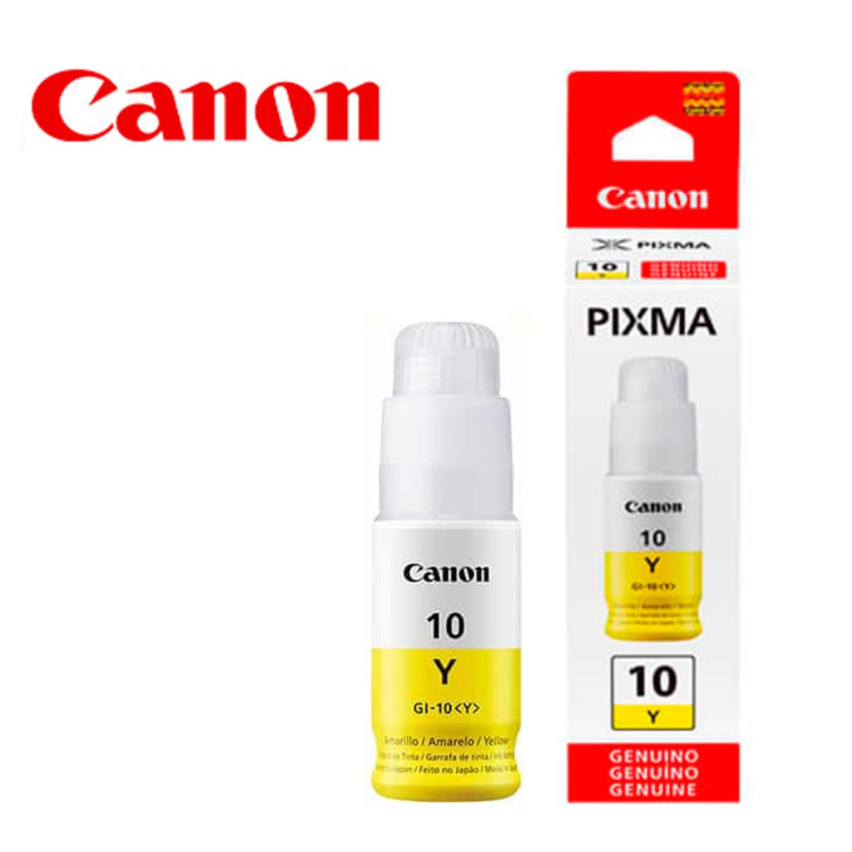 CANON - Botella de Tinta Canon GI-10 Yellow