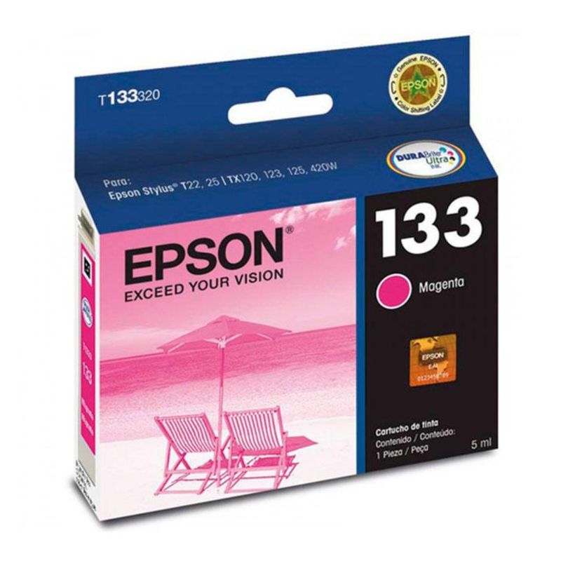 EPSON - Tinta Cartucho Epson 133 Magenta