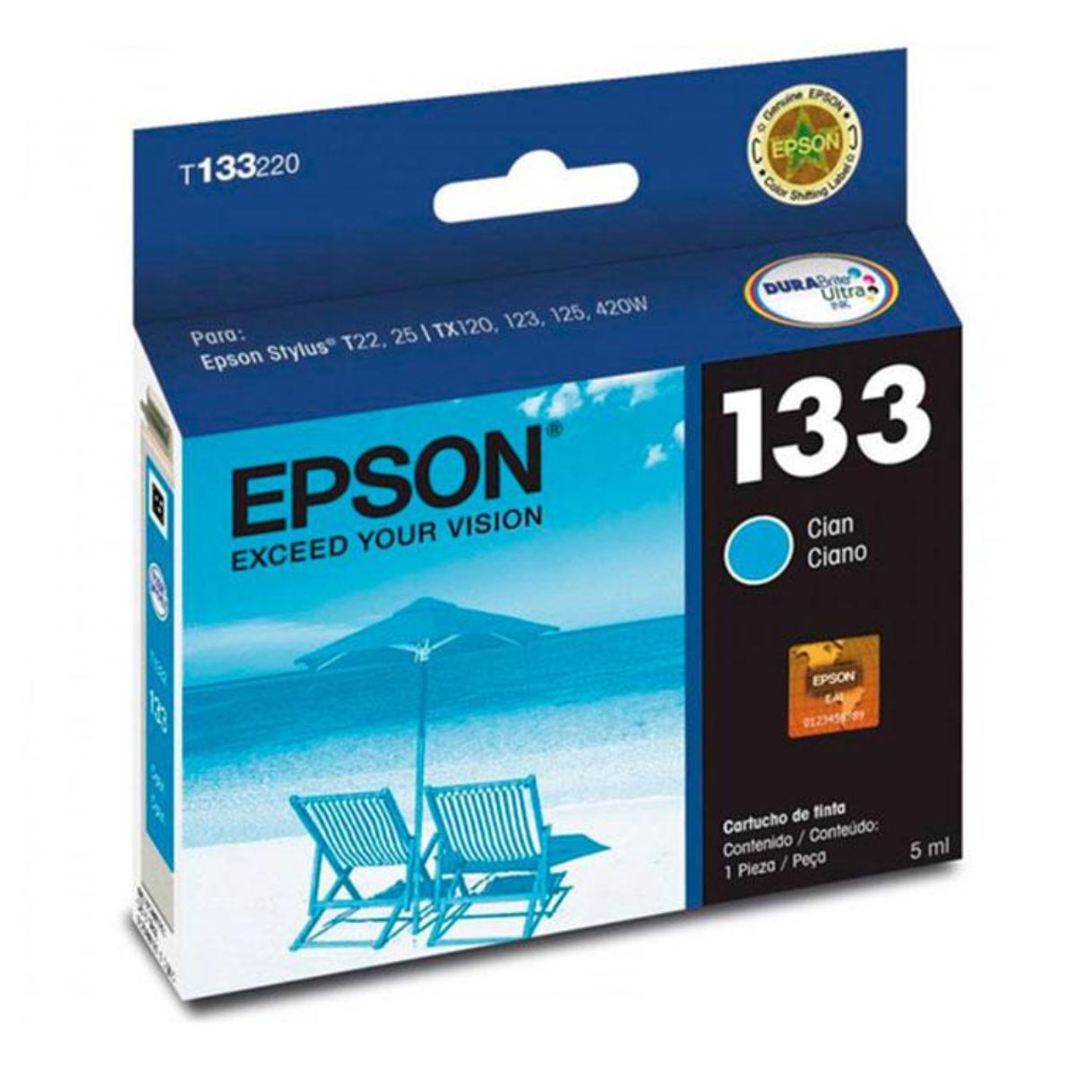 EPSON - Tinta Cartucho Epson 133 Cyan