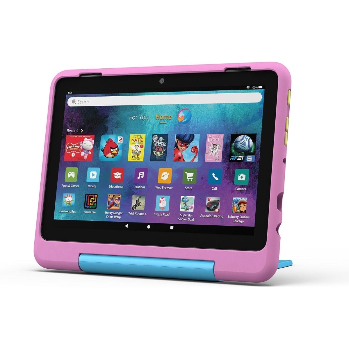 AMAZON - Tablet Fire HD 8 Kids Pro (2024) – Jungle Cat